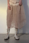 Marc Le Bihan Silk Skirt Six-layer Tulle 25930 Series French Hand-dyed MLB-25930-SKIN Skin Color
